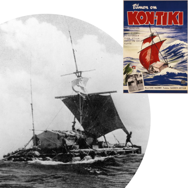 Cine noruego Kon-Tiki (1950)