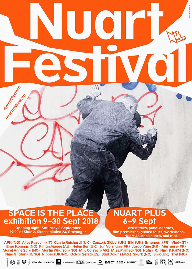 Arte urbano en Noruega Nuart Festival