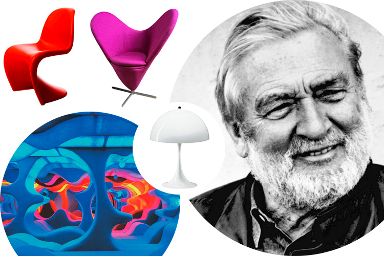 Diseño danés Verner Panton